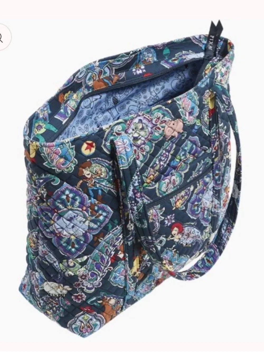 Vera Bradley Limited Edition Disney Pixar Toy Story Quilted Tote Bag Andy's Room